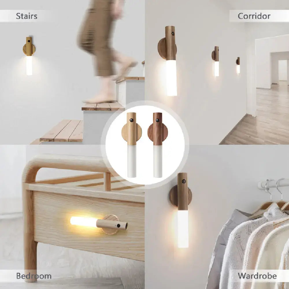 Wood Light Wall Lamp